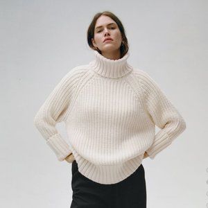 Oversized knit sweater